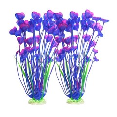 Artificial Plants Decoration Ornament for Fish Tank Aquarium Plastic Plants T…