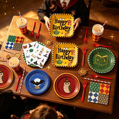 209pcs Wizard Birthday Party Decorations Set, Magic Theme Party Suppliers, Magic