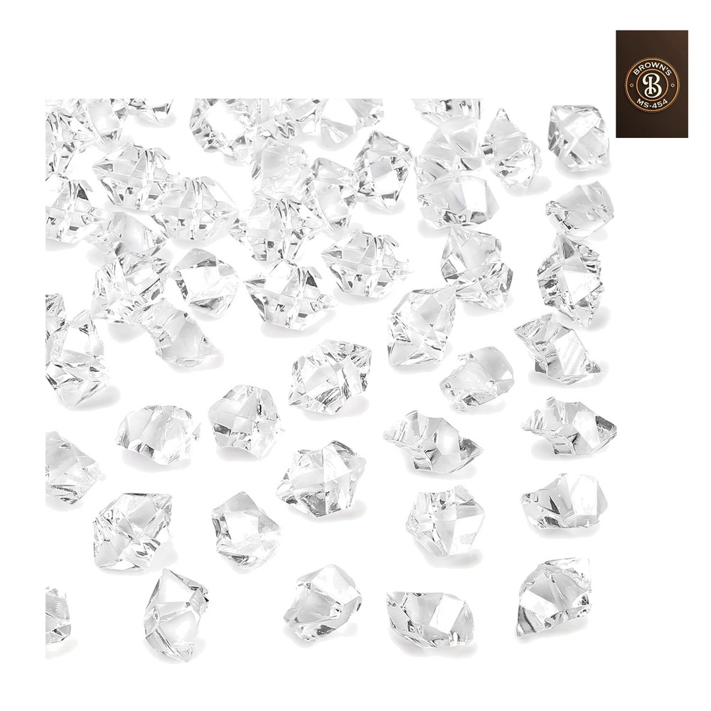 Fake Ice, 150PCS Fake Diamonds, Plastic Diamonds Acrylic Rocks Vase Fillers f…