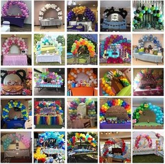 12ft Table Balloon Arch Stand Kit for Party Decorations, Arco de Globos Para …