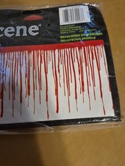 create a scene blood border 55ft indoor outdoor Paper Art Creative Expressions