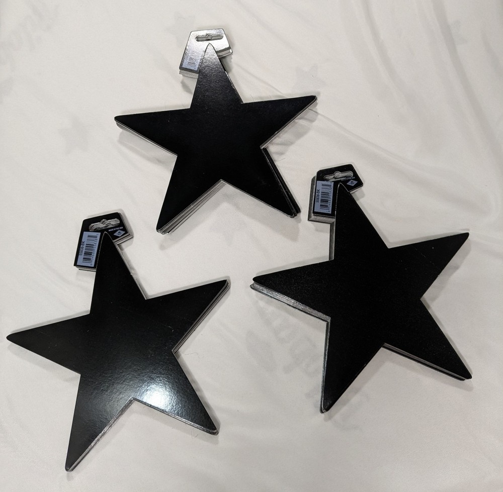 Black Stars For Party Decor – About 72
