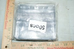 Heavy Duty Badge Holders 3 x 4″ Landscape 50 ID Badge Holder Fast Shipping NEW