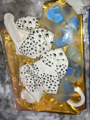 Kvaque Dog Birthday Party Supplies, Letter Paw Balloon Set for Party “BLUE”