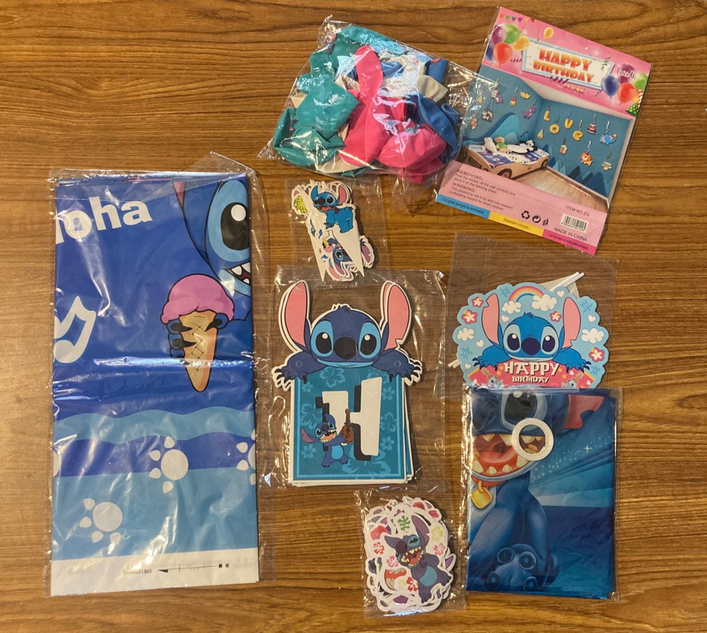 stitch birthday party supplies