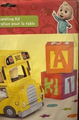 COCOMELON MULTI-COLOR PAPER PARTY TABLE BIRTHDAY DECORATIONS NEW