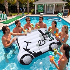 Golf Theme Birthday Decoration Large Inflatable Golf Cart 63″ PVC Balloon Blow