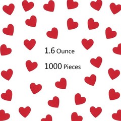 Red Heart Sequins Wedding Confetti Valentine Scatter Bridal Table Decor