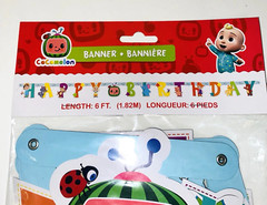 Cocomelon Happy Birthday Jointed Banner 6ft Play Time Great For A Birthday Party