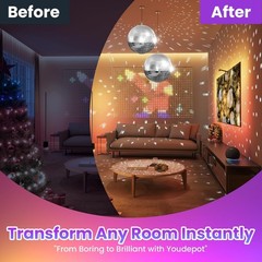 Stunning 2-Pack Silver Disco Balls – 8 Inch Reflective Elegance for Events
