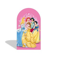 Princess Girls Arch Backdrop Cover Birthday Photo Background Party Decoration