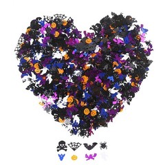 300g Plastic Multi-shaped Glitter Confetti for Halloween Party Table Decor