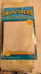 New Insta-Theme Beach Sand Backdrop Wall Mural, 4ft x 30ft
