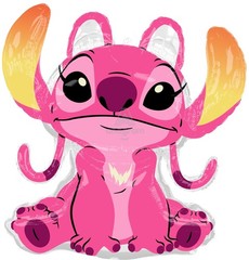 Stitch Girl Theme 6th Party Foil and Latex Balloon Decorations