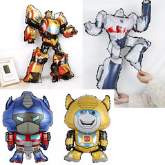6 transformers foil balloon party happy birthday supplies decoration bumblebee
