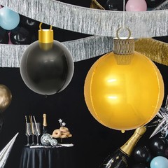 XXL 30in Christmas Ornaments 6 Count 76cm x 50cm Foil Balloon Christmas Baubl…