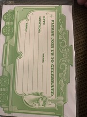 Ringling Bros. Barnum & Bailey 8 Party Invitation Green New Sealed