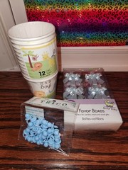 Baby Shower Decorations for Boy, Its a Boy Cups, Table Decor, Blue Pacifier