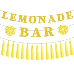 Lemonade Stand Party Decorations – 3PCS Lemonade Bar Banner Tassels Supplies …