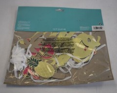 Amscan Aloha Luau Multi Pack Banner Hanging Decor Pineapple Flamingo Palm Tree