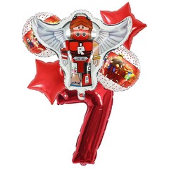 Robot Game Theme Balloon 6pcs Set For Birthday Decoration And Fast Shipping USA