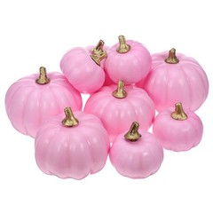 12 Pcs Pumpkin Decor Artificial Pumpkins for Decorating Faux Carvable