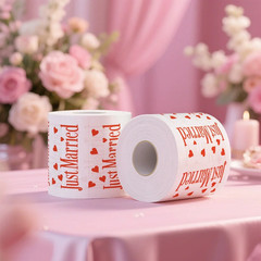 Funny Printed Toilet Paper Roll Novelty Birthday Gift Party Decoration