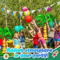 2 Pcs Inflatable Palm Trees 52 Inch Giant Blow up Palm Tree Hawaiian Party De…
