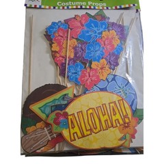 Hawaiian Theme Party Props and Decorations Bundle – 19 pieces