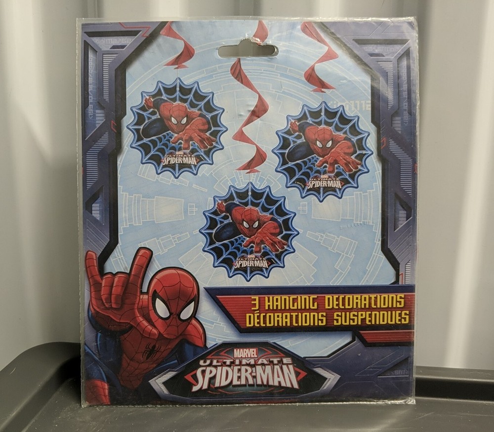 Unique Marvel Ultimate Spiderman Hanging Decorations – 3 Ct