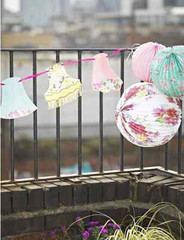 TALKING TABLES LAMPSHADE BUNTING BANNER GARLAND TEA GARDEN PARTY BIRTHDAY