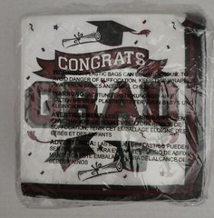 Maroon Graduation Party Paper goods 2025 or Any Year for 25 Total 126 FREE SHIP