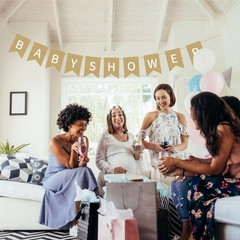 Customizable Beige Swallowtail Flags – 24 DIY Banners for Every Celebration