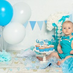 Gender Reveal Confetti 250 Pcs Gold & Blue Baby Shower Table Decorations