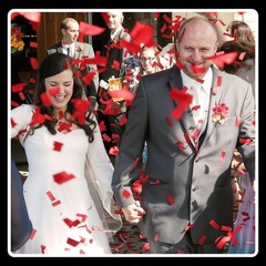 Ultimate Confetti Red Biodegradable Confetti – Rectangular Fluttering Tissue