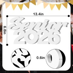 Senior 2026 Graduation Sign Table Centerpiece Photo Prop Decorations