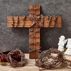 Fake Rusted Barbed Wire Halloween Decorations Plastic Barb Wire Decorations