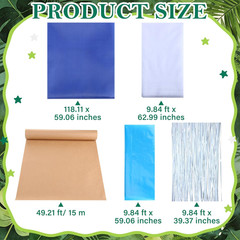 Waterfall Landscaping Kit Rainforest Falls Decorations Tinsel Curtains with Kraf