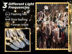 100PCS Light up Wands for Wedding, Wedding Wands Streamers with 3 Colorful Flash
