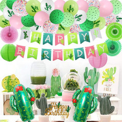 Cactus Party Decorations Fiesta Cactus Birthday Party Supplies Cactus Happy Birt