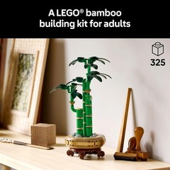 LEGO Botanicals Lucky Bamboo Building Set Artificial Plant Home Office Decor