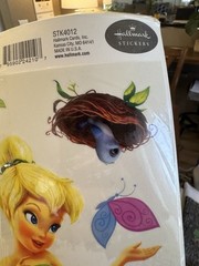 TINK Disney Fairies Tinker Bell Moveable Decorations Big Reusable Stickers NEW