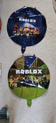 54 Pc Roblox Birthday Party Decorations Set Banner Balloons Cupcake Cake Toppers