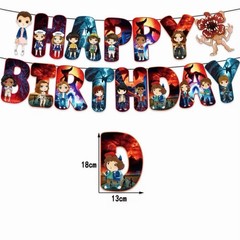 Stranger Things Birthday Party Decorations Kit Banner, Balloons