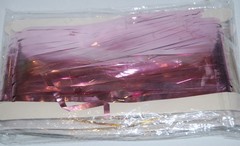 New 4-pack Pink and Gold Party Streamer Foil Fringe Curtains Backdrop