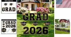 Celebrate Graduation with 11 Elegant Yard Signs & 23 Sturdy Stakes – 2026 Decor