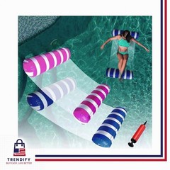 2-Pack Multi-Purpose Inflatable Pool Hammock – Saddle, Lounge Chair, Drifter …