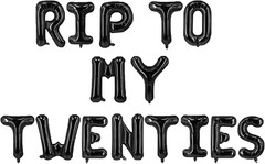 RIP to My 20S Banner, Rip Twenties Party Supplies,Happy 30Th Banner,30Th Birthda