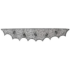 Spooky Tablecloth Halloween Party Table Decoration Mantel Scarf Cover Cobweb