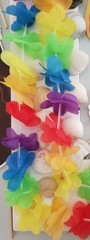Hawaiian Luau Photo Booth Props & Handmade Foam Board Frame With Shells , Luau